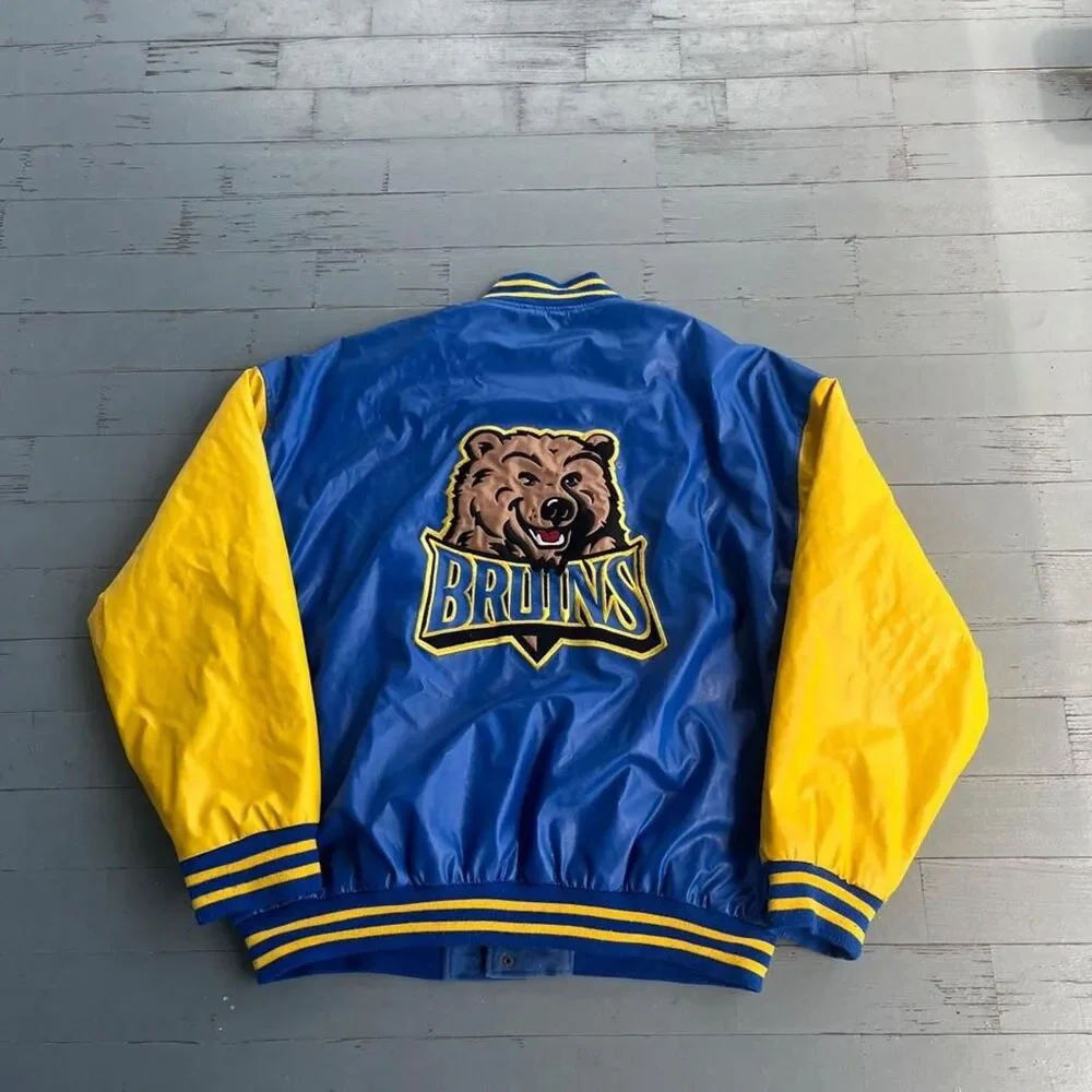 Vintage Steve & Barry's UCLA Bruins College Two Tone Varsity Jacket